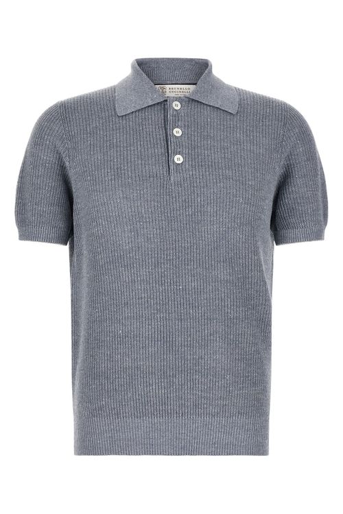 English Half-Ribbed Polo Shirt
