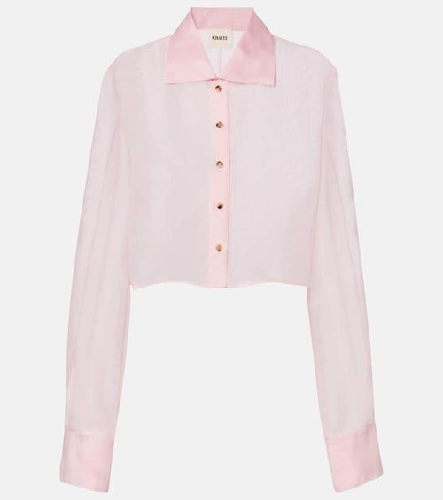 Jasen silk organza shirt