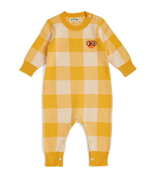 Knit Gingham Playsuit (0-12 Months)
