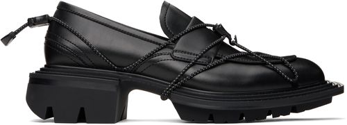 Untitlab Black Reel Loafers