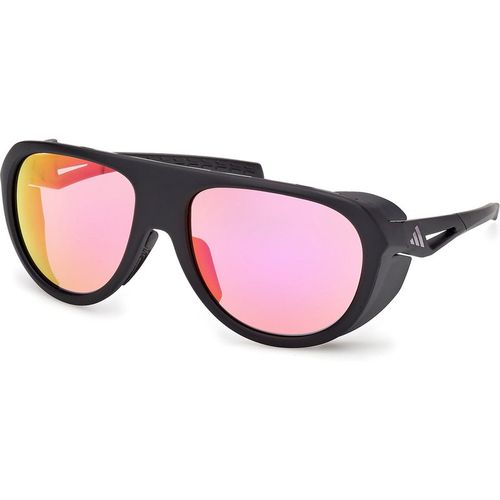 Adidas Sport Unisex Adidas Sport SP0110 02Z Gafas de sol Inyectado Negro Violeta Piloto Norma