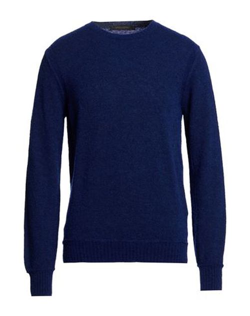 Patrizio Piscaglia Man Sweater Bright blue Size 44 Baby alpaca wool, Polyamide, Wool