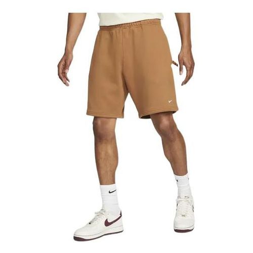 NRG Solo Swoosh Fleece Shorts 'Brown'