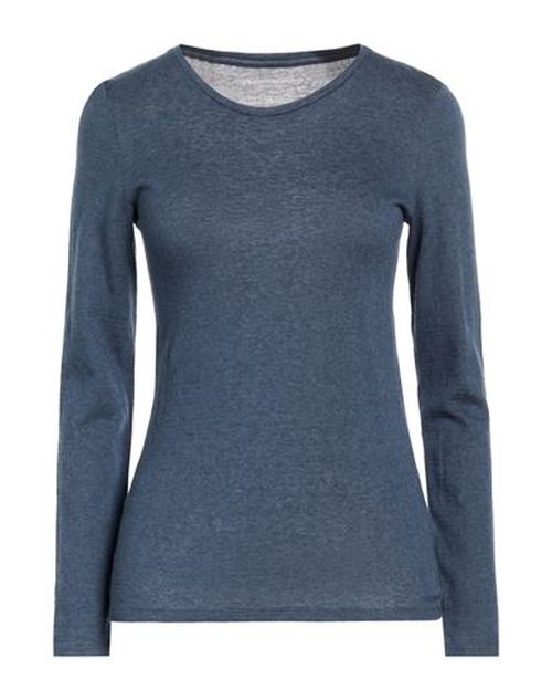 Woman Top Slate blue Size 1 Cotton, Cashmere