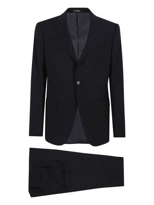 Wool single-breasted suit