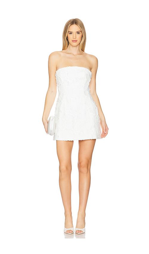 Bardot Karoline Hourglass Dress in Orchid White. 8 also