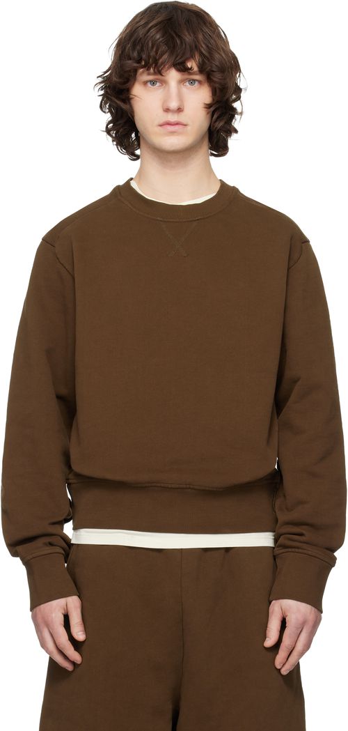 Brown Pod Crew Sweatshirt