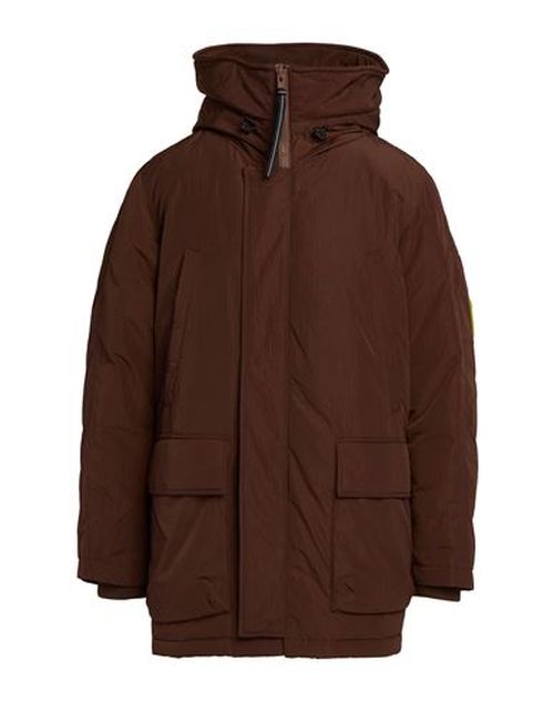 Man Jacket Brown Size L Polyamide