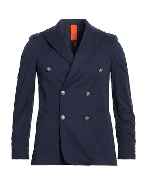 Man Blazer Navy Size 36 Cotton, Polyamide, Elastane