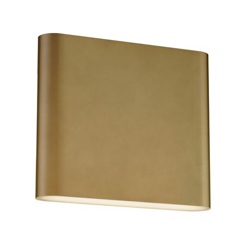Natural Aged Brass LED Wall Sconce from the Spartan Collection