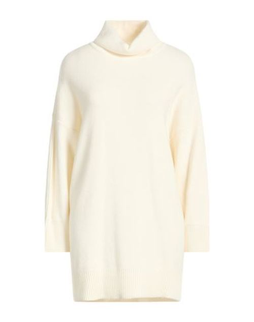 Woman Turtleneck Cream Size ONESIZE Viscose, Polyamide, Wool, Cashmere