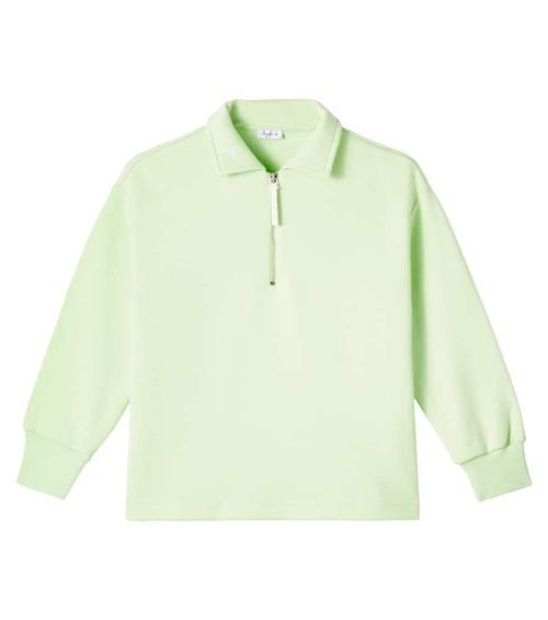 Il Gufo Cotton half-zip sweater