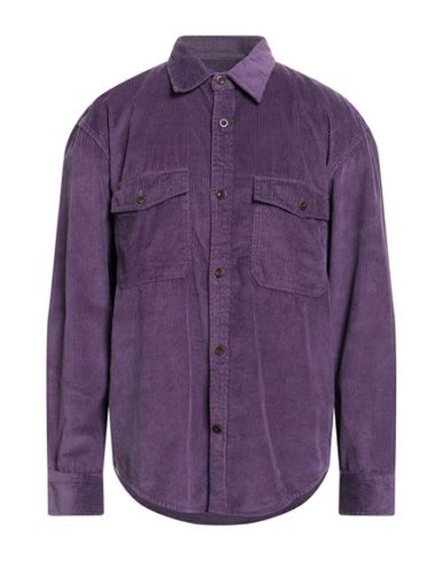 Man Shirt Purple Size L Cotton