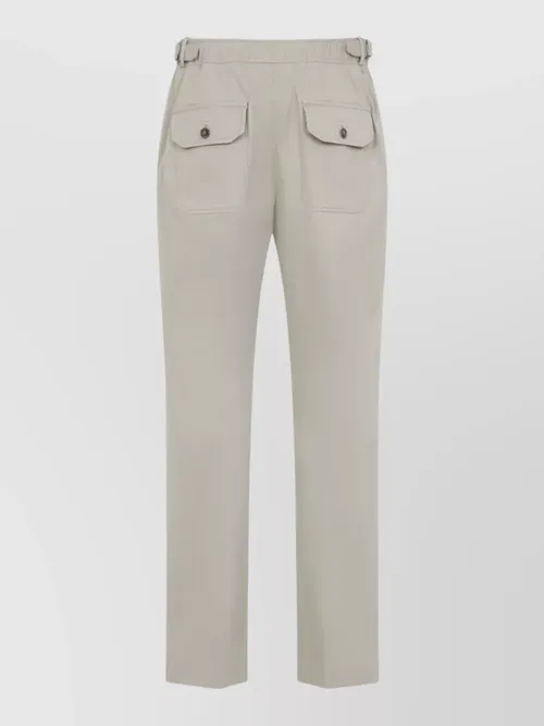 Brioni - sanremo tailored trousers belt loops pocket