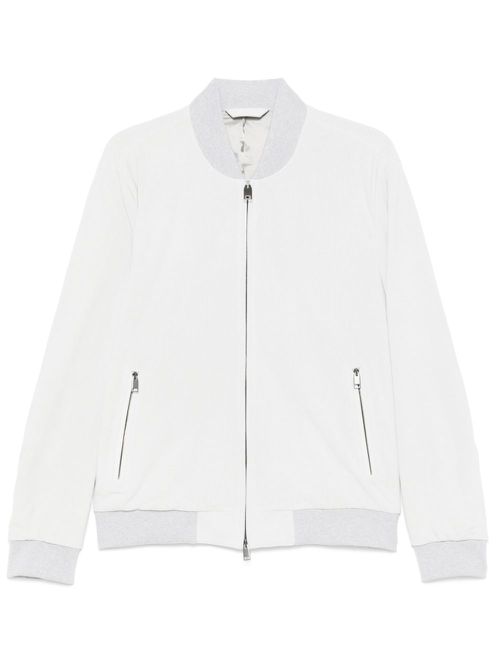 Perforated bomber jacket - Grey