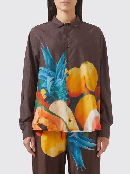 Shirt Woman color Brown