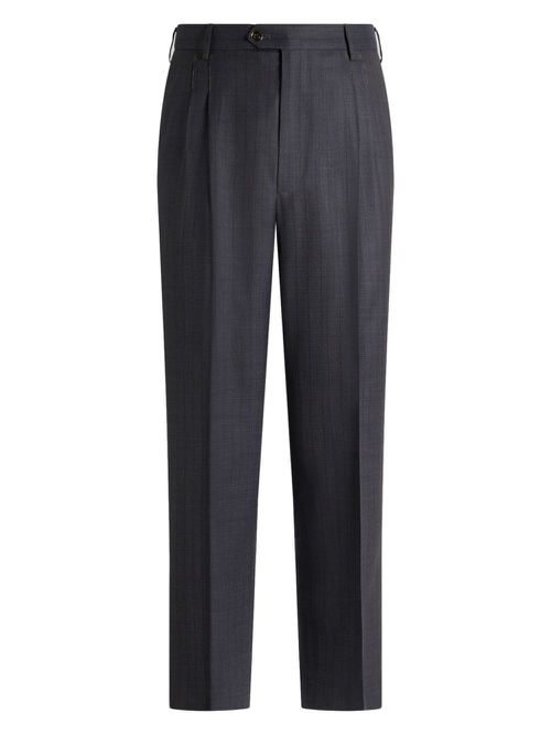 Jacquard trousers - Grey
