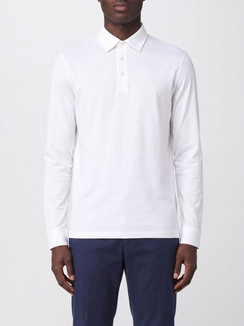 Polo Shirt Men color White