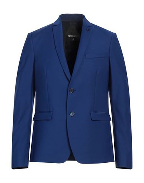 Patrizia Pepe Man Blazer Blue Size 36 Polyester, Wool, Elastane