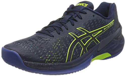ASICS Men's Sky Elite FlyteFoam L.E. Volleyball Shoes, 7, CLASSIC RED/WHITE