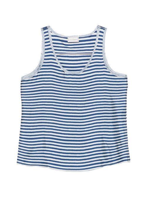 Striped Silk Top