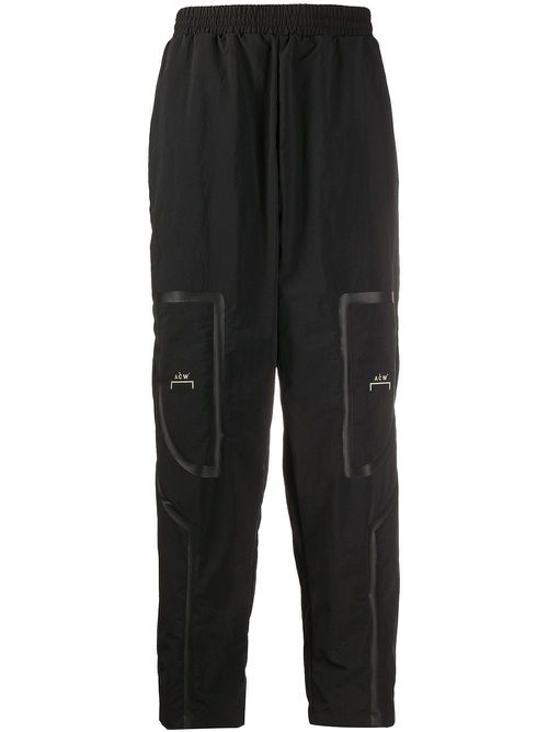 Bracket Taped joggers - Black