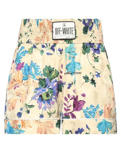 Off-white Woman Shorts & Bermuda Shorts Beige
