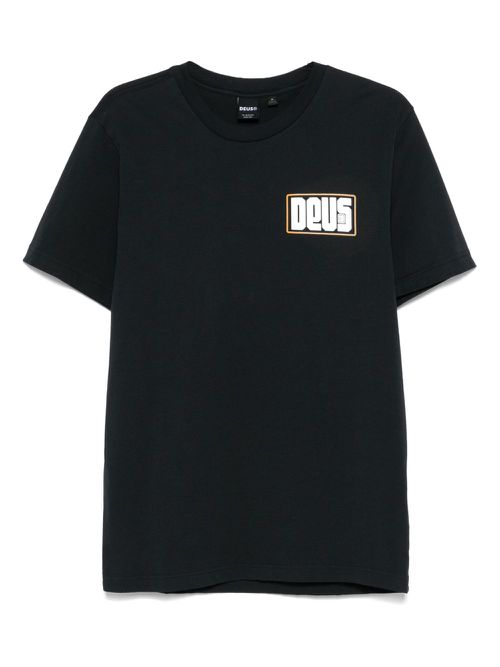Deus Ex Machina logo-print T-shirt - Black
