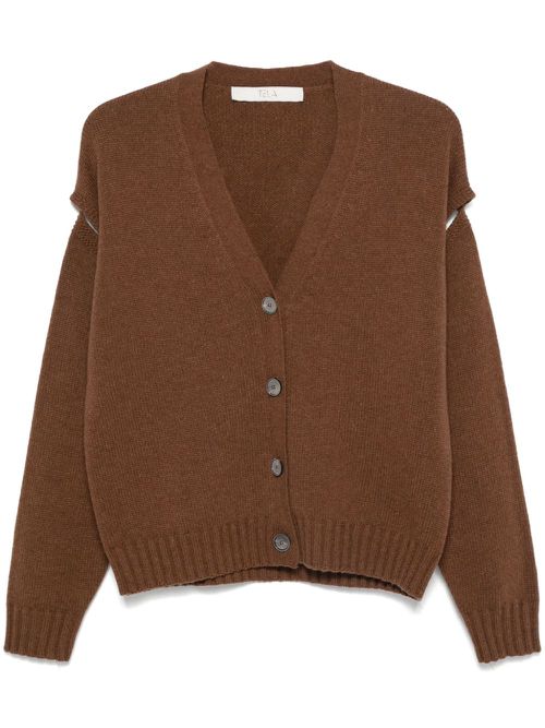 Bleach cardigan - Brown