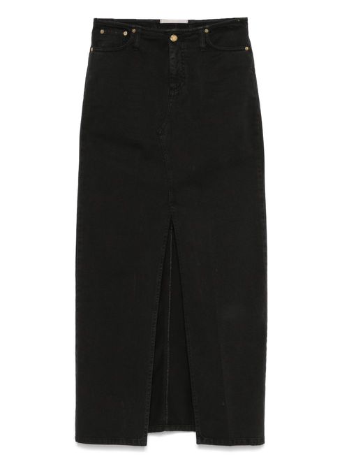 Briglia 1949 denim maxi skirt - Black