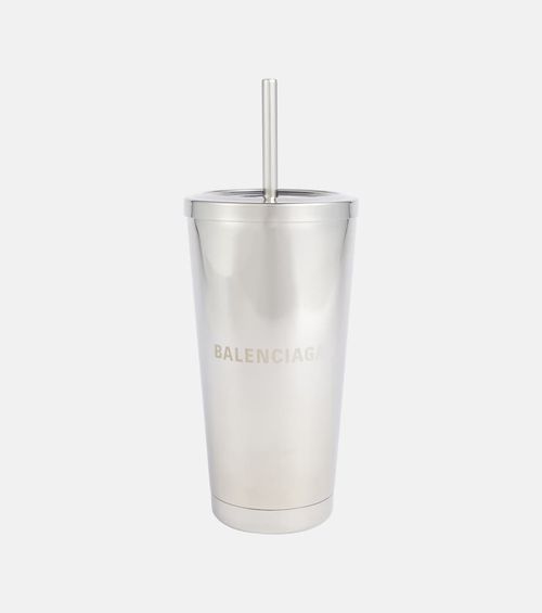 Balenciaga Logo stainless steel travel cup