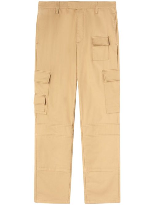 Panelled cargo trousers - Neutrals