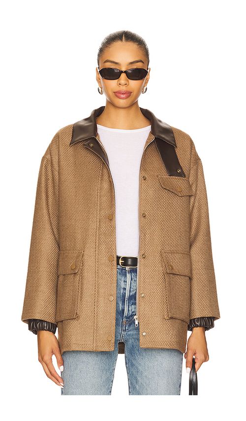 Line & dot chaqueta bourbon en color marrón XS también en L