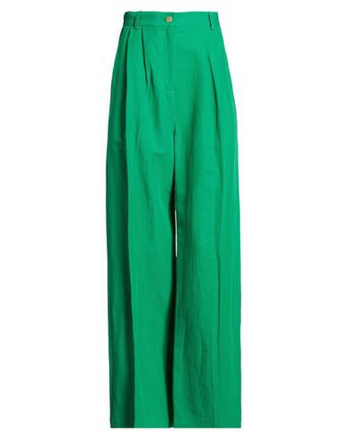 Woman Pants Green Size 10 Viscose, Polyester