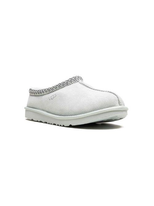 Tasman II "Grey Braid" slippers - White