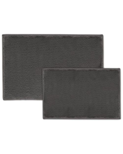 2pc Plush Bath Mat Set