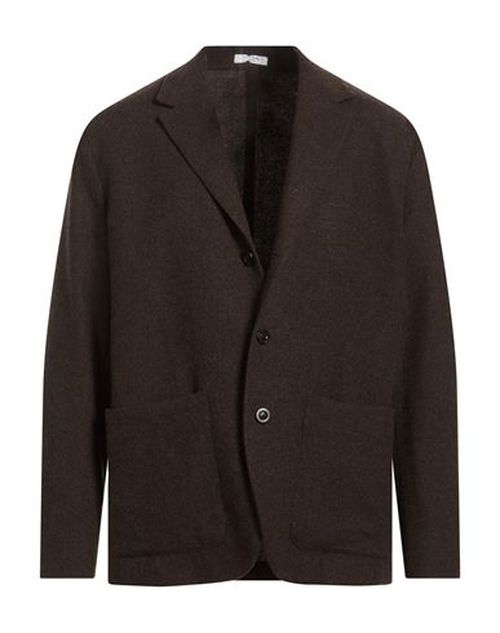 Man Blazer Chocolate brown Size 38 Wool, Cashmere
