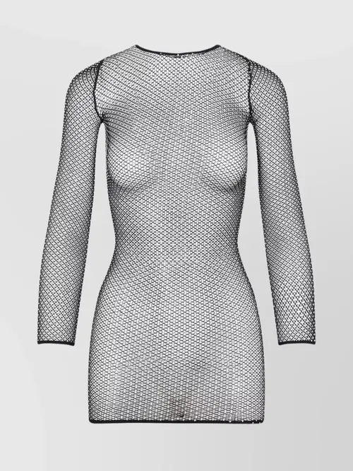 Balenciaga - crystal mesh mini top