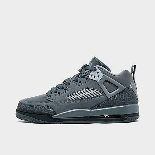Big Kids Spizike Low Casual Shoes in Dark Grey/Smoke Grey/Black