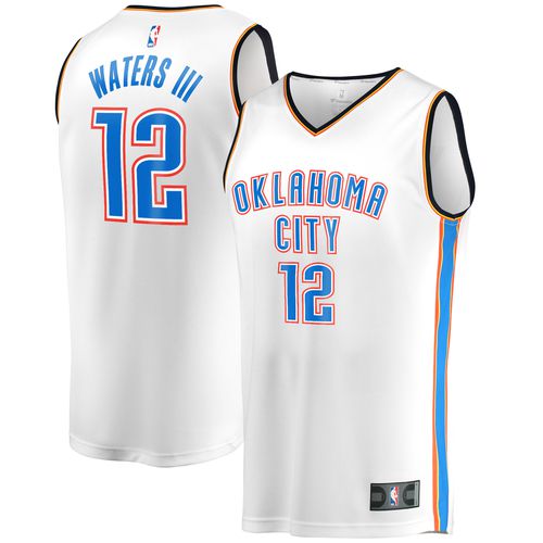 Men's Lindy Waters III White Oklahoma City Thunder Fast Break Player Jersey - Association Edition