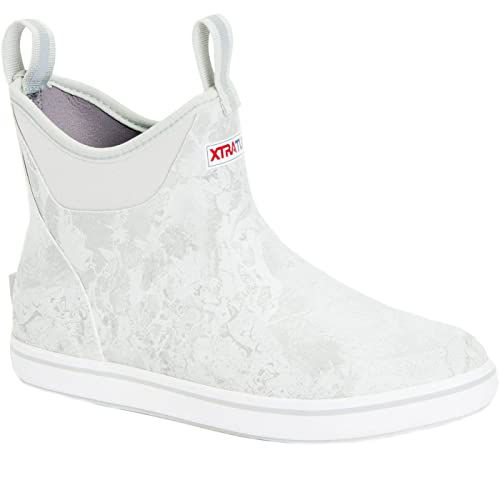 Xtratuf Men’s Fishing Rain Watertight Anglers Breathable Mesh Chevron Pull Tabs Ankle Deck Sport Boots