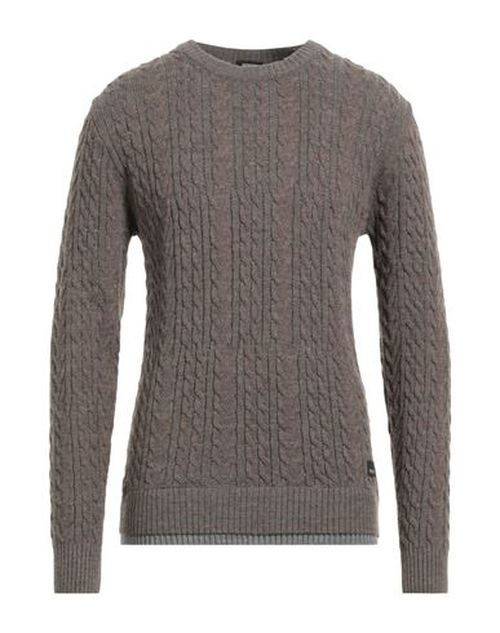 Man Sweater Khaki Size 42 Wool, Acrylic