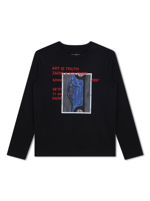 Graphic-print t-shirt - Black