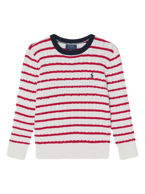POLO RALPH LAUREN KIDS Polo Pony sweater - White