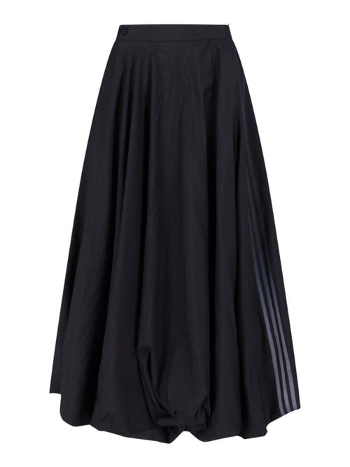 Black Technical Polyamide Skirt
