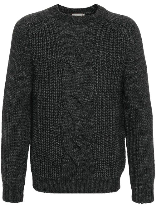 Chunky-knit sweater - Grey