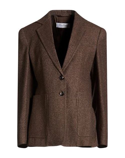 Woman Blazer Chocolate brown Size 6 Virgin Wool