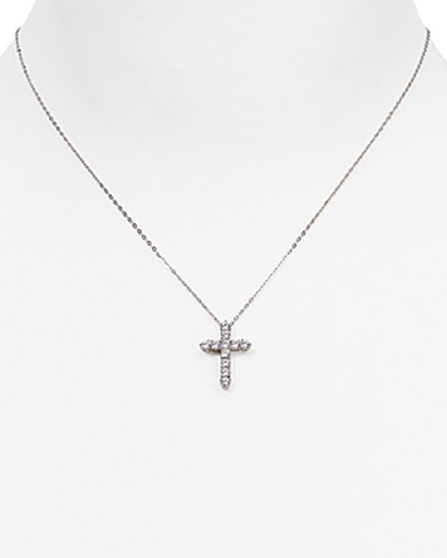 Cross Pendant Necklace, 16