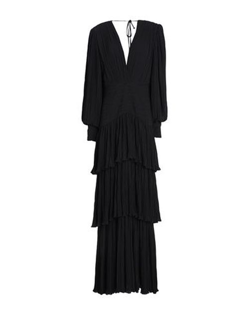 Woman Maxi dress Black Size 4 Polyamide