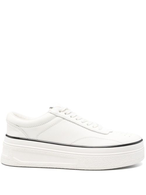 Jil Sander Pre-Owned platform sneakers - White